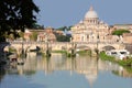 View of panorama Vatican City in Rome, Italy Royalty Free Stock Photo