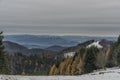 View from Pansky Diel hill for Slovakia mountains Royalty Free Stock Photo