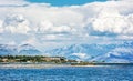 View from the Pantan Beach in Trogir, Croatia Royalty Free Stock Photo