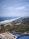 View of the Parangtritis coastline from Obelix Sea View