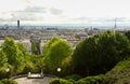 View from the Parc de Belleville Royalty Free Stock Photo