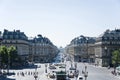 View of Paris from the balcony of The Opera Garnier. Royalty Free Stock Photo