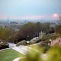 View of Paris and from Belleville par Royalty Free Stock Photo