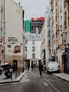 View of Paris, centre popidous and the haussmanian building, captial of France, most famous city in the world Royalty Free Stock Photo