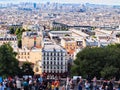View of Paris City From Montmartre, France Royalty Free Stock Photo