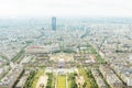 View of Paris from the Eiffel Tower Royalty Free Stock Photo