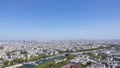 View of the Paris from the Eiffel Tower Royalty Free Stock Photo