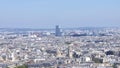 View of the Paris from the Eiffel Tower Royalty Free Stock Photo