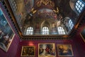 Great gallery ceilings, The Louvre, Paris, France