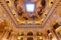 The Palais Garnier, Opera of Paris, interiors and details Royalty Free Stock Photo