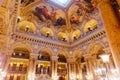 The Palais Garnier, Opera of Paris, interiors and details Royalty Free Stock Photo