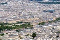 View of Paris including the Louvre, the George Pompidou museum and the Musee D& x27;Orsay Royalty Free Stock Photo
