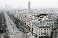 View on Paris, Les Champs Elysees