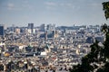 View of Paris from Monmartre Royalty Free Stock Photo