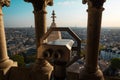 View of Paris from Montmartre Royalty Free Stock Photo