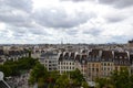 View from Paris, roof and tour eiffel france Royalty Free Stock Photo