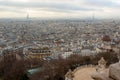 View of Paris from Sacre Coeur Basilica Royalty Free Stock Photo