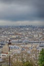 View of Paris from Sacre Coeur Basilica. Paris, France Royalty Free Stock Photo