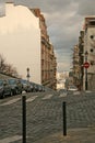 View of Paris streets from Montmartre hill Royalty Free Stock Photo