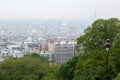 View on Paris from top of Montmartre