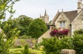 View of the parish church of St Andrew Castle Combe Royalty Free Stock Photo