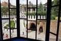 View of Park Guell Through a Window