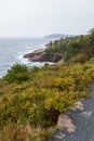 Ocean View, Park Loop Road, Acadia National Park, Maine Royalty Free Stock Photo