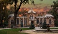 View of park and mansion of Prince Romanov, Tashkent