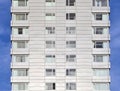 View of the park plaza hotel in Leeds a tall modern building in city square Royalty Free Stock Photo