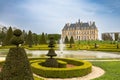 View on the park of Sceaux and his castle in France