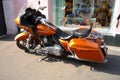 Harley-Davidson motorcycle on the street in Moscow