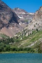 View of Parker Lake in the Eastern Sierra Nevada Mountains