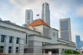 Parliament building of Singapore Royalty Free Stock Photo