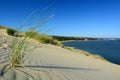 View from the Parnidis dune over Nida and the Curonian Lagoon. Nida. Lithuania