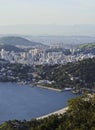 View from Parque da Cidade in Niteroi Royalty Free Stock Photo