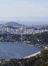 View from Parque da Cidade in Niteroi Royalty Free Stock Photo