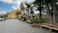 View of Parroquia de Santa Maria de la Natividad. Catholic church in Atlixco, Mexico.