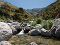 The view at the Pasos Malos river. Merlo, San Luis, Argentina