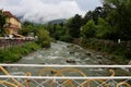 The Passirio river from the Merano bridge