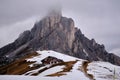 A VIEW OF PASSO GIAU IN AUTUMN