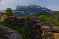 Romantic View of the pastoral village of Yeba in the Pyrenees mountains Royalty Free Stock Photo