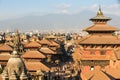 View of the Patan Durbar Square - it is one of the 3 royal cities in the Kathmandu, a very popular spot for tourists.