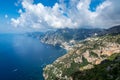View From The Path Of The Gods Sentiero Degli Dei Hike, Looking Over Positano And Amalfi Coast