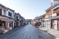 View of pathway to main hall of Zenkoji Temple detail Royalty Free Stock Photo