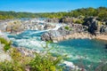 Waterfalls of the potomac river Royalty Free Stock Photo