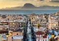 View of Patras town in Greece