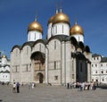 View of the Patriarchal Assumption Cathedral of the Moscow Kremlin