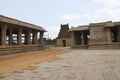 View of Pattabhirama Temple complex. Hampi, Karnataka, India. From left maha-manddapa, East Gopuram and Kalyana-Mandapa, Divine Ma