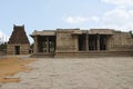 View of Pattabhirama Temple complex. Hampi, Karnataka. From left maha-manddapa, East Gopuram and Kalyana-Mandapa, Divine Marriage