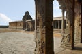 View of Pattabhirama Temple from Kalyana Mandapa, Divine Marriage Hall. Hampi, Karnataka